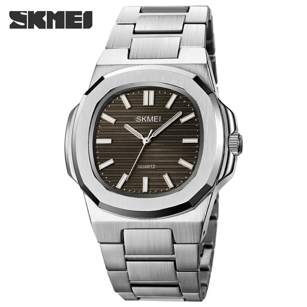 Steel Male Gold Watch Business Luxury Gift For Wristwatch Men Quartz