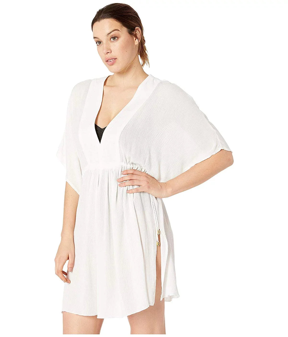 Crinkle XL/White Ralph Lauren Choose Rayon Up Tunic Cover Sz/Color: Dress,