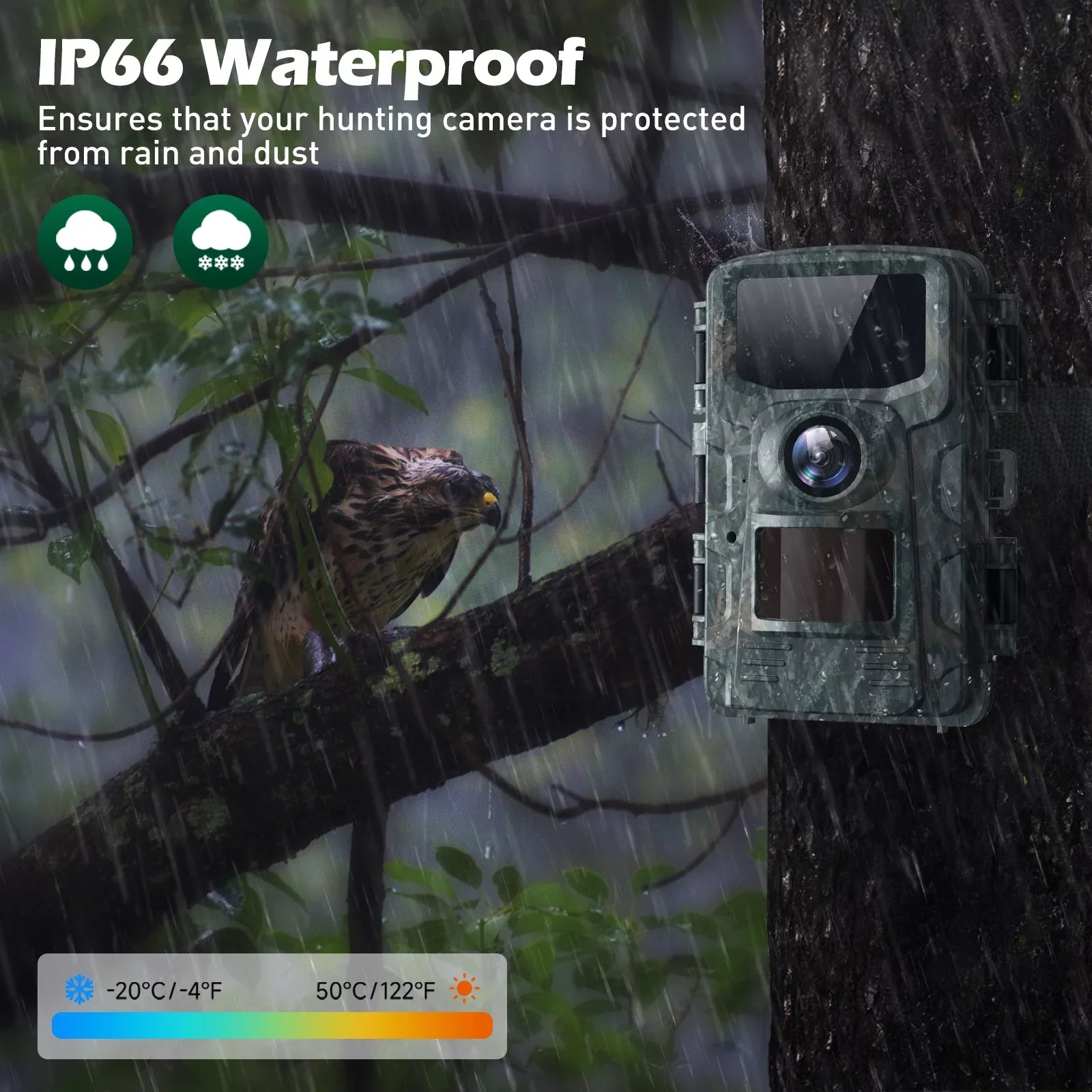 Monitor for with SD 4K Camera, Trail 0.1s Card 40MP Time 120¡ã Motion Sensor with Trail Night Cam Vision Wide Deer Waterproof IP66 Trigger Latest Angel Camera Game Time-Lapse TOGUARD Wildlife Hunting