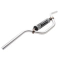 7/8" LX3 Tusk 2000 Silver Mini For T-10 Bend LEM High Handlebar Aluminum