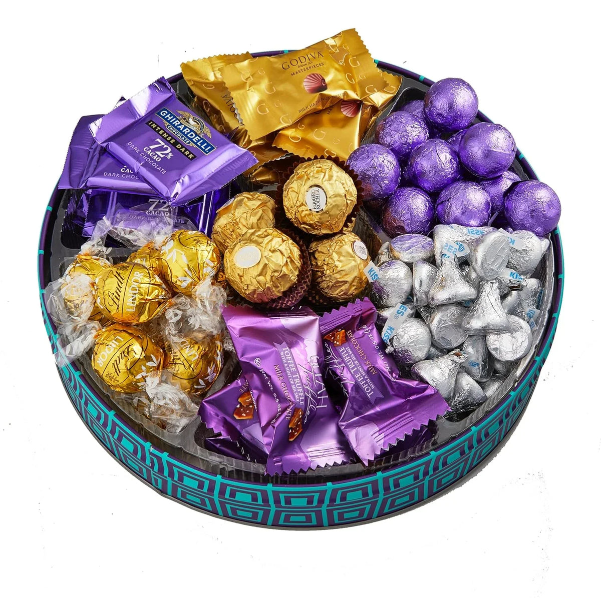 Ghir Gift | Box Chocolate for Luxury Chocolate Pack Basket Godiva Gifts Chocolate Kisses, Men, Assorted Brand Gift Variety Tin- Occasion?? Women Hershey On Christmas Includes Chocolate, | Gourmet By |