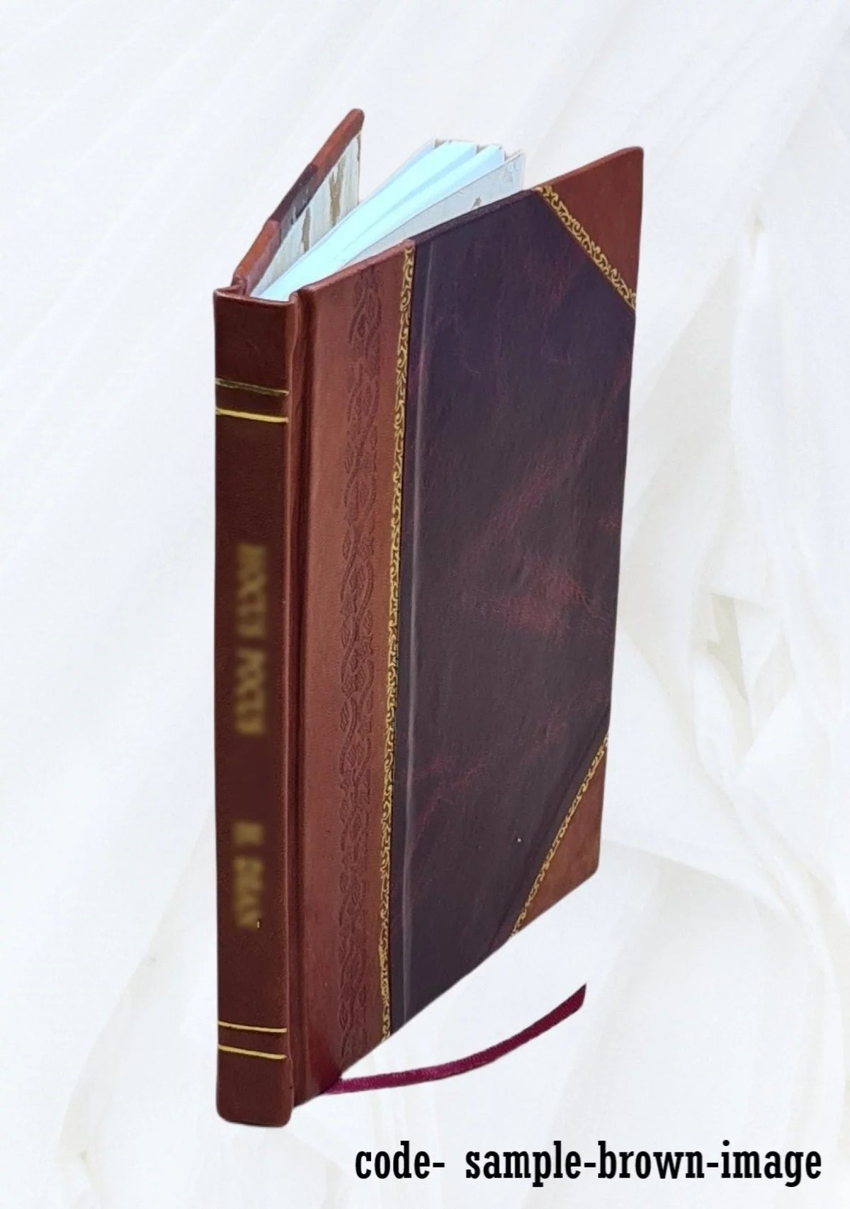 / 1847 en por San [Leather sacrist¨¢n Agust¨ªn Azcona. zarzuela de tres cuadros Bound] Lorenzo El :