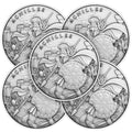 of .999 Silver Troy - Achilles 1 5 Round Fine Design oz Lot
