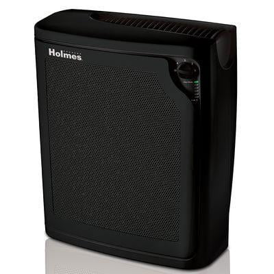Holmes Large Medium, HEPA True Air Room kzdkc Black Purifier, 4-Speed