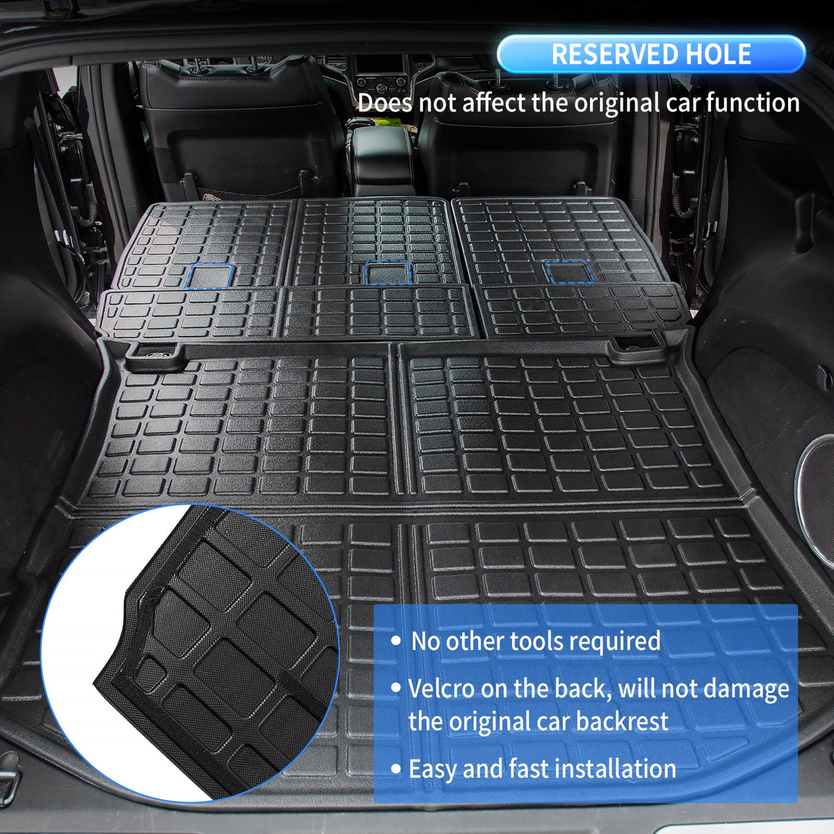 2023 2011-2021 WK Cherokee Mat Trunk Grand Cherokee 2022 Jeep Grand Fit Mats Backrest