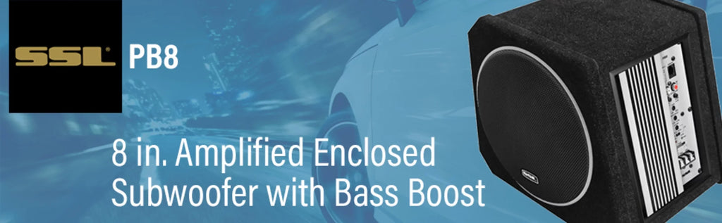 and Audio Radiator, Control, Built-in Storm Enclosures Subwoofer 8 Boxes Subwoofer Powered Package Truck, Laboratories Amplifier, Remote ¨C Car For Amplified Sound PB8 Inch Passive