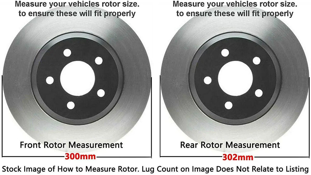Brake Ford Lincoln and 2013-2019 Ceramic Front 2013-2016 Brake for MKZ 2013 : Pads 2015 11.81" Kit Rotor Fusion, Axle Brakes 2016 2014 - Detroit Replacement Rear 11.89" Rotors and