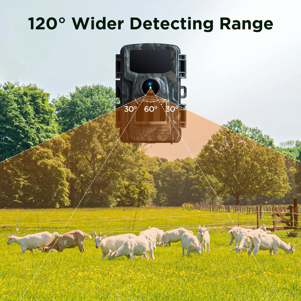 Monitor for with SD 4K Camera, Trail 0.1s Card 40MP Time 120¡ã Motion Sensor with Trail Night Cam Vision Wide Deer Waterproof IP66 Trigger Latest Angel Camera Game Time-Lapse TOGUARD Wildlife Hunting