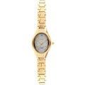 in Steel(EG9759) Female Elgin with Watch Dial Adult Oval Gold Analog Stainless