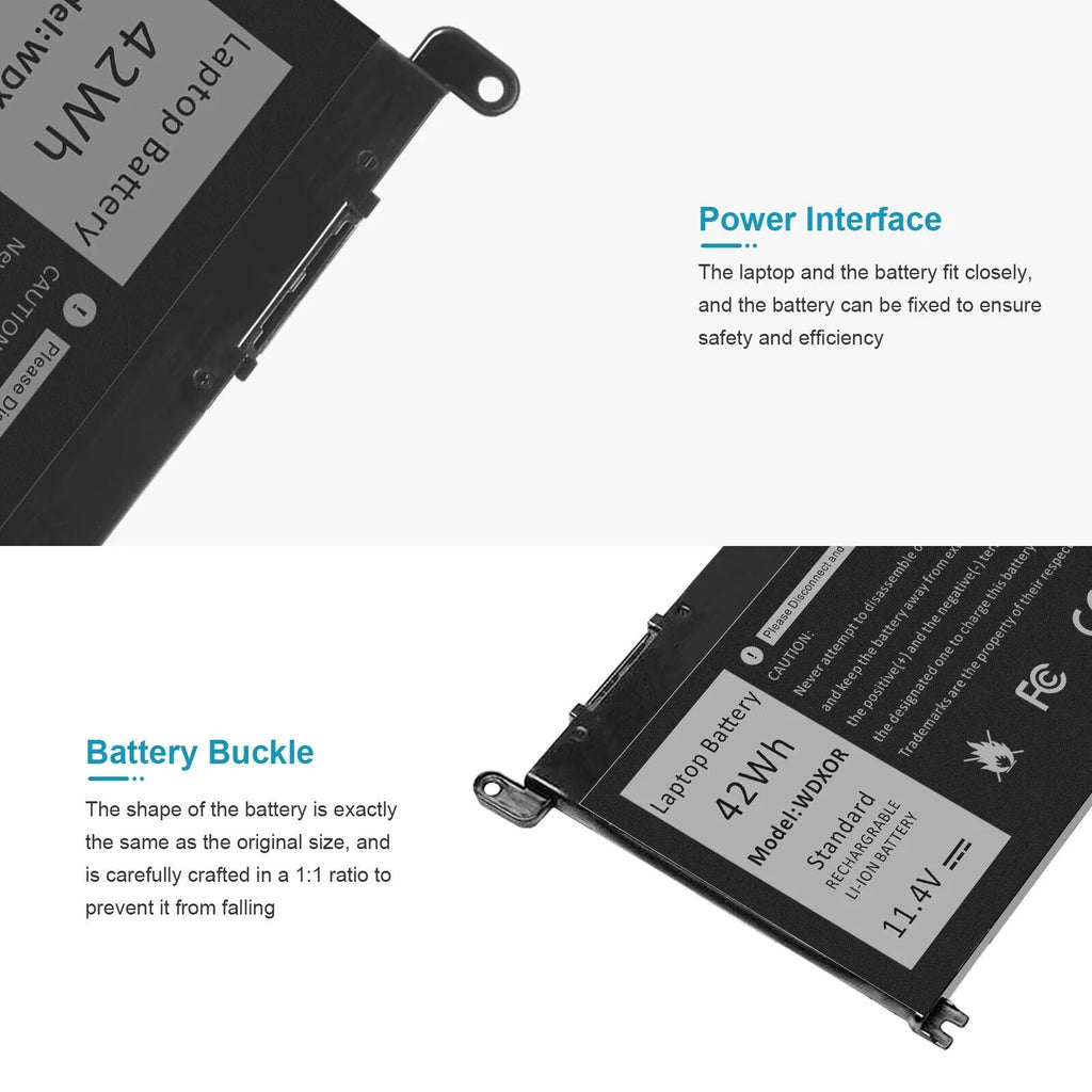 0FC92N WDXOR For 0WDX0R,FC92N Dell WDX0R Battery