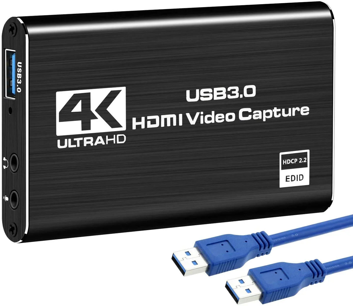 Support Xbox 60HZ Video YouTube OS Twitch System Windows Game OBS to Use Capture X Streaming for USB3.0 HDMI Game and Device One ANSTEN Linux Card, Capture 4K PS4 Recording
