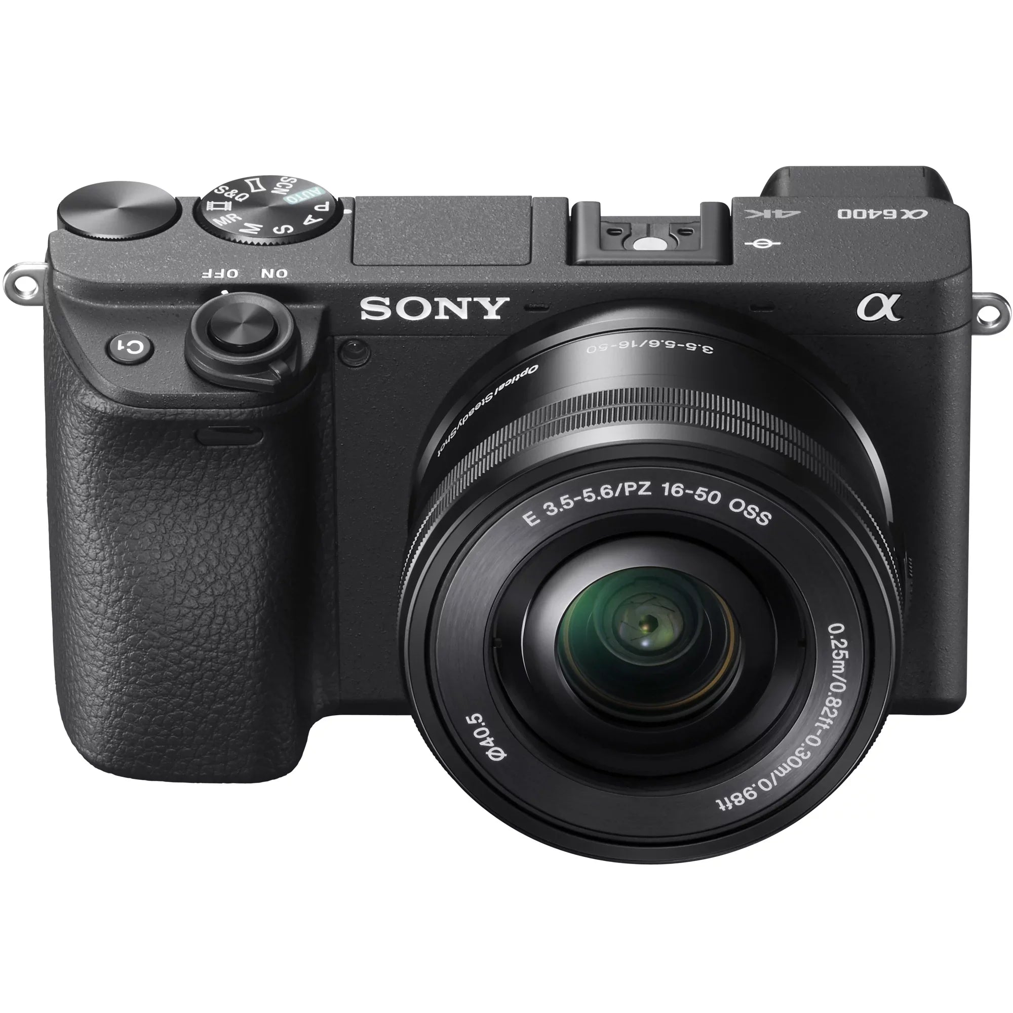 Editing Lens Camera Filter OSS with 0.43x Kit Telephoto + a6400 and Wide Sony f/3.5-5.6 Deco (Black) Gear ILCE-6400L/B 2.2X Lens 4K Bundle Power Set Case & 16-50mm Battery Angle Extra Mirrorless