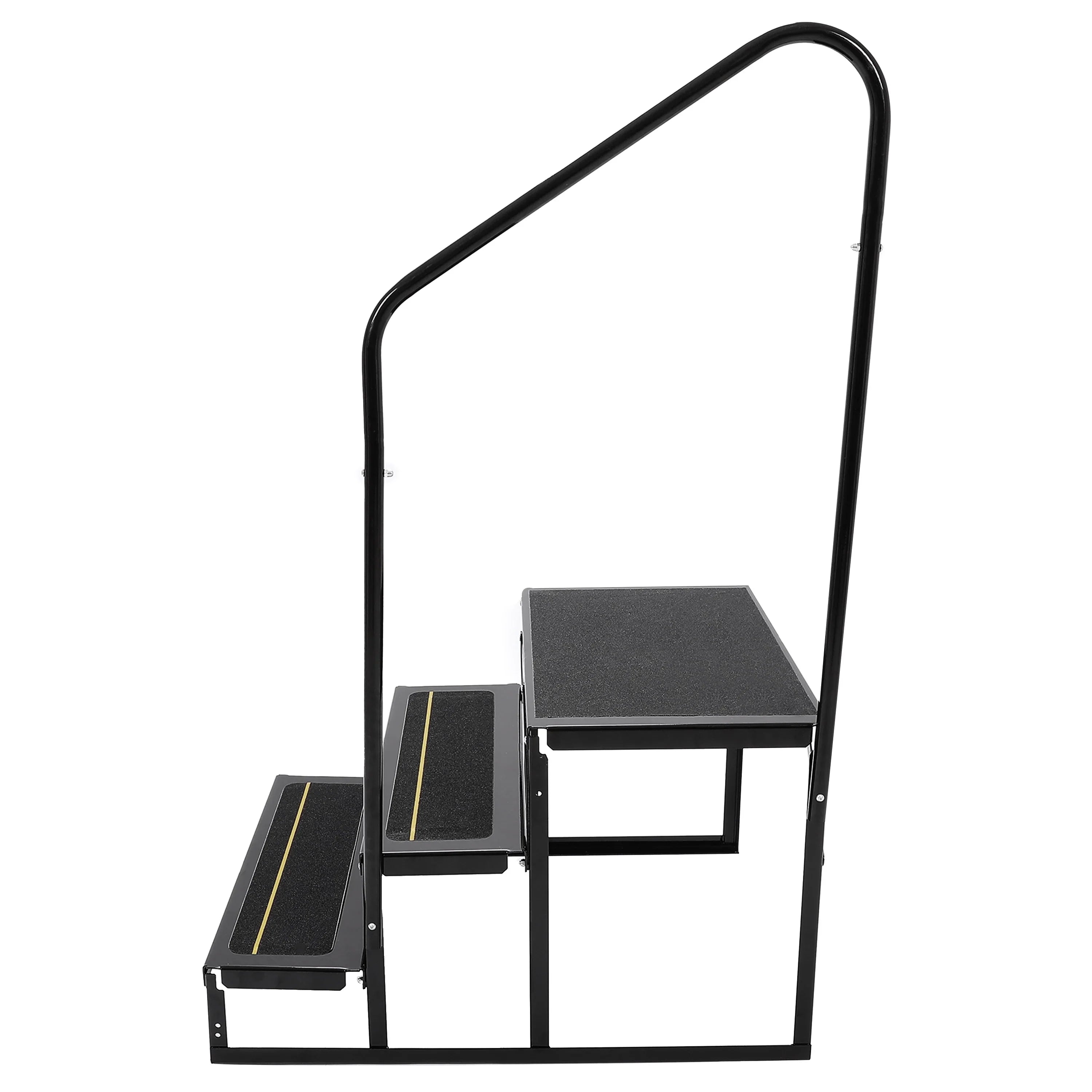 Travel Steps Camper Trailer for HECASA Hand Armrest RV Hand-railing Rail Stairs Trailer Universal Steel Side W/ Load 3