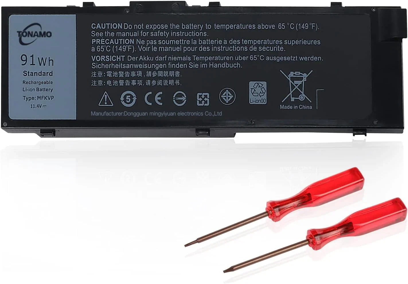451-BBSF 1G9VM GR5D3 for Laptop 7710 451-BBSB MFKVP 17 7720 y 15 7510 Precision Dell 7520 91Wh Precision