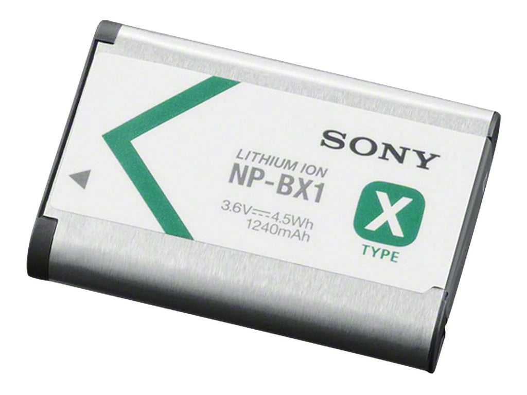 Pack 3.6V, Rechargeable Sony 1240mAh NP-BX1 Battery Lithium-Ion
