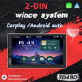 Stereo Multimedia Auto/Autoradio/IOS/Bluetooth/USB/TF 7" Camera/Android with Touch Car Din 2 Screen Player Rear Car Play View MP5 for