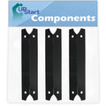 Parts Plate 81022101 Flavorizer for BBQ - 3-Pack Vaporizer Shield Bar, Flame Charmglow Tamer, Cover Compatible Grill Heat Steel 3/4" Barbeque Replacement Porcelain Bar, Tent Burner 17