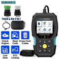 Duty Diesel Diagnostic Reader Scanner DPF Tools OBD2 Romondes Reset RD801 Oil Truck Scanner Truck Code Heavy