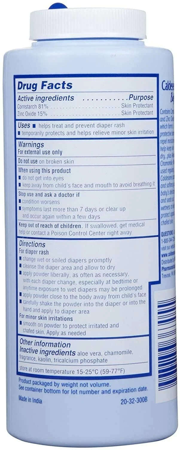 Caldesene oz With Cornstarch 5 of Powder (Pack Zinc Baby Oxide 4)