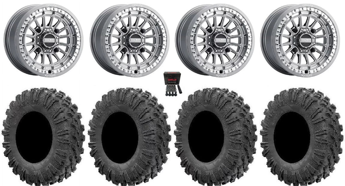 900/1000 MotoRavage Gm XP / Ranger CC Wheels XP RZR MetalFX Delta / XP 15" PRO Bdlk 32" 1000 Tires Polaris
