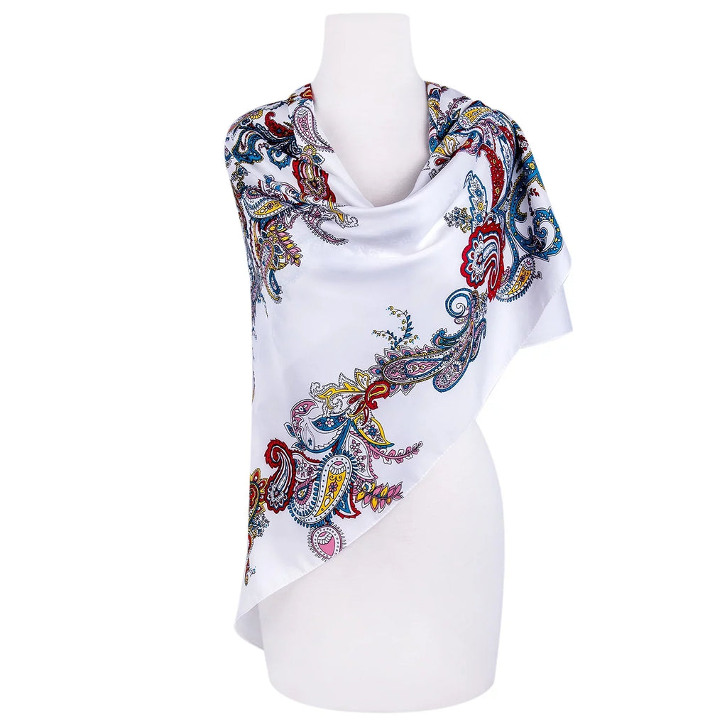 Shawl Travel Fashion Wedding STP Magic Evening Land cm) Shawl for and Silk Wrap Scarf 39x39¡± Women Tops for GOODS Shawl (100x100