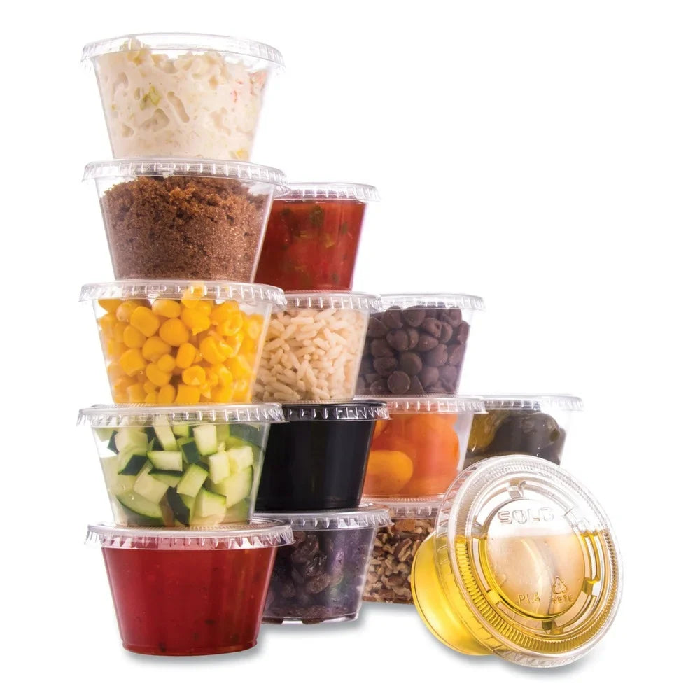 Dart Containers - oz. (2500/Carton)] Polypropylene 400PC Clear Portion 4 Complements Conex