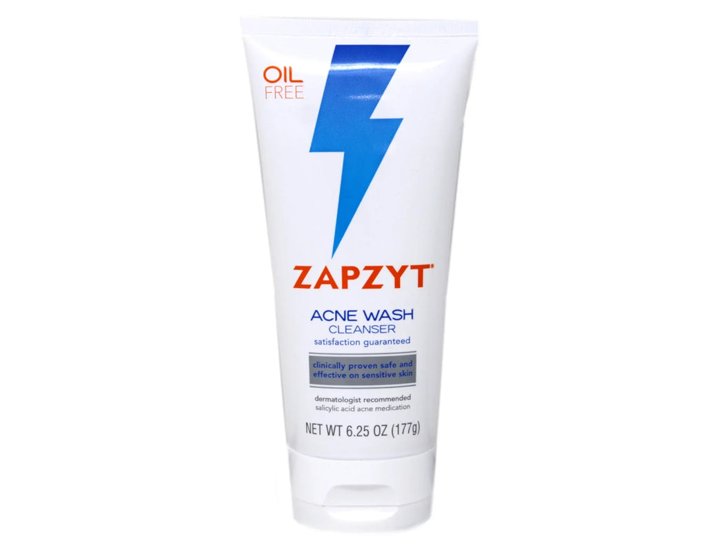6.25 Oz. Cleanser Acne Free, 6 Pack of Zapzyt Oil Wash -