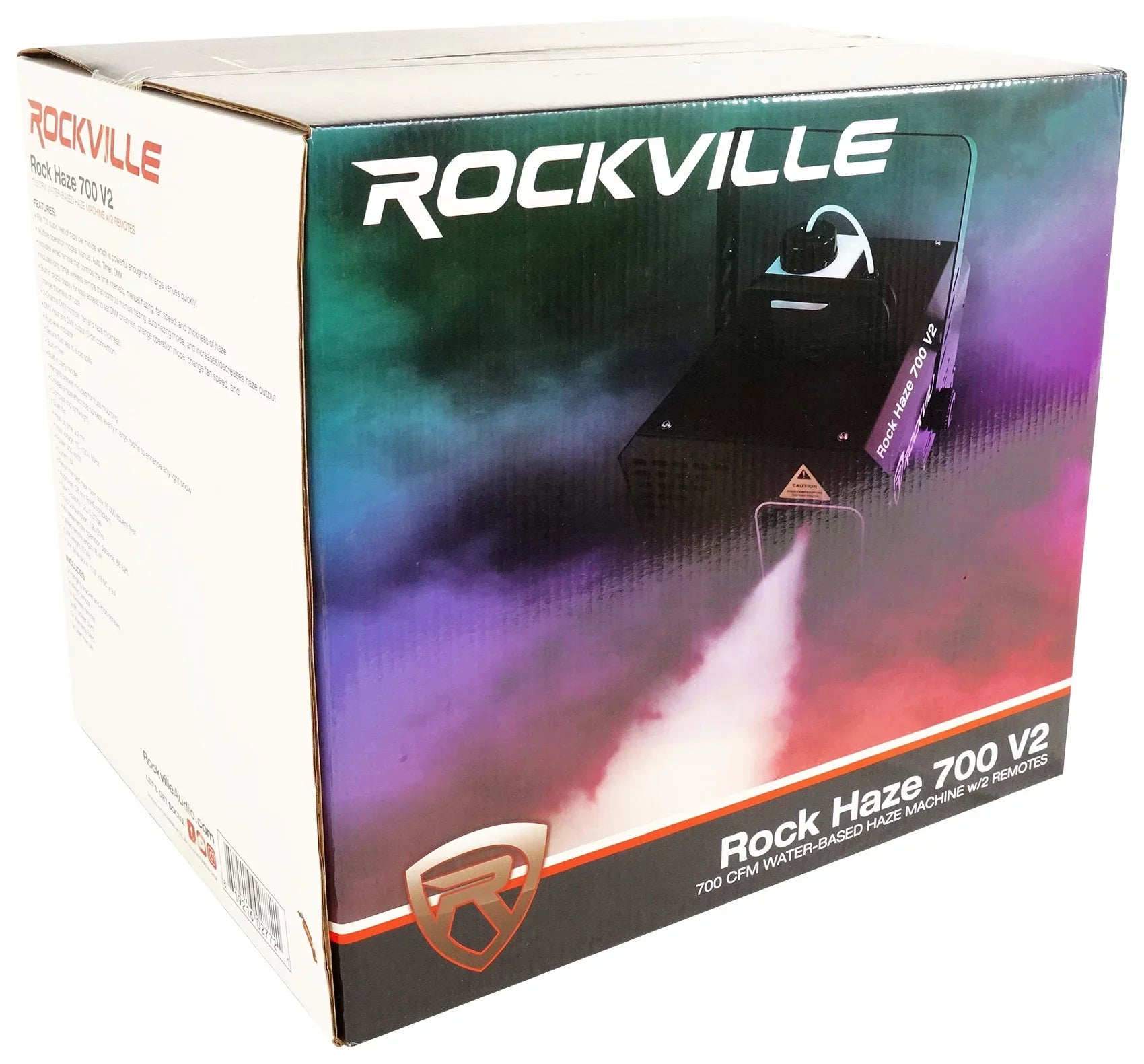 ROCKHAZE Water Rockville Remotes and (2) Based DJ/Club Haze 700 DMX CFM Hazer Machine