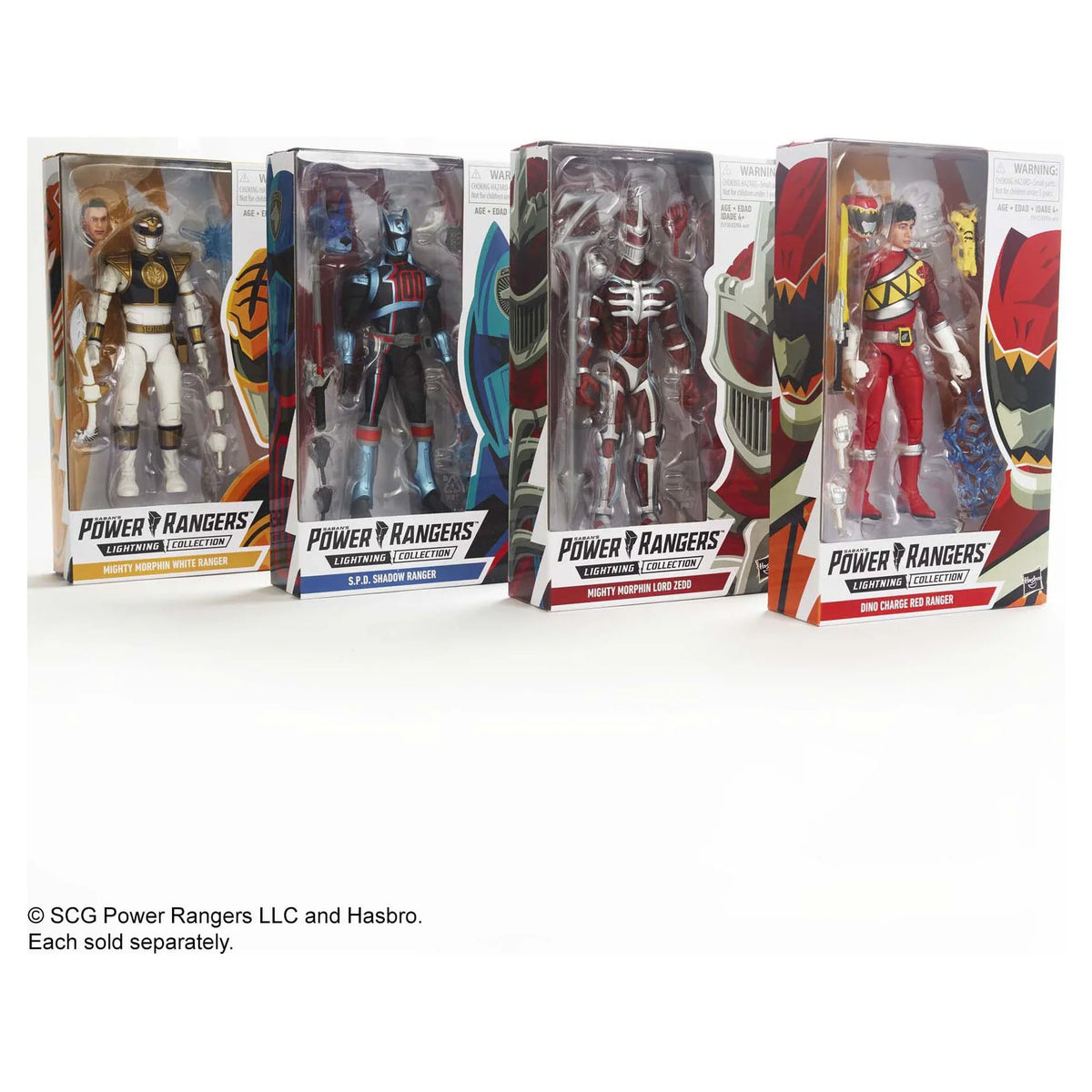 Mighty Ranger 6-inch Power Rangers Morphin White Figure Lightning Collection