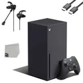 With Microphone 16GB Pre-Owned Xbox + X Series Console Gaming RAM AXTION G9 Bundle BOLT Earbuds Microsoft Black