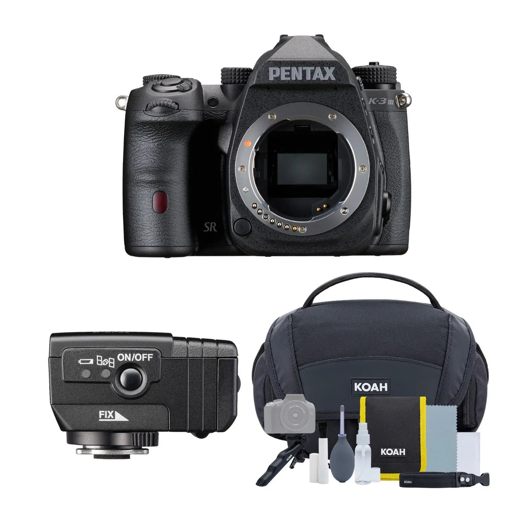 O-GPS2 Monochrome Bundle and Body Kit Accessory GPS III with Card, Mark K-3 Pentax Unit, Memory Camera (Black)
